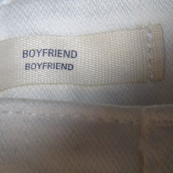 Womens MID-RISE JEANS - Universal Thread, Boyfriend White, Size 12/R - Picture 10 of 15